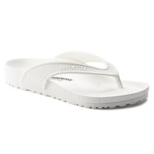 Birkenstock Honolulu EVA Sandals Thong Flip Flops White Fog Womens Size 39 New